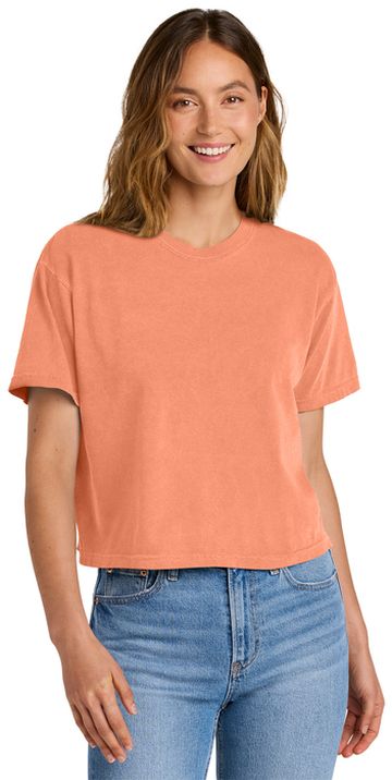 Comfort Colors Women’s 100% Ring Spun Cotton 6.1 oz Short Sleeve Heavyweight Boxy T-shirt